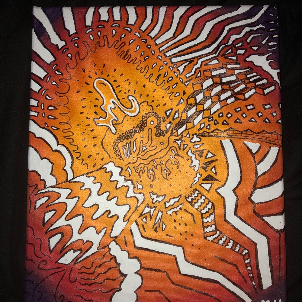 8x10in painted original canvas